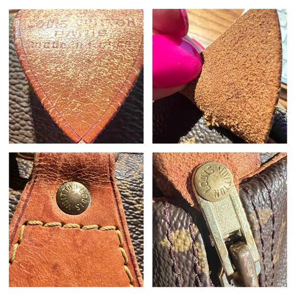 LOUIS VUITTON LV Monogram Speedy 30 Satchel Bag Vintage 1996 Authentic - Picture 3 of 16